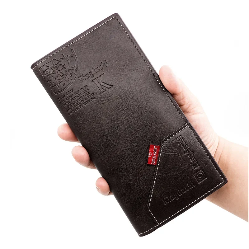 

New Fashion Versatile Trend Retro Long Wallet Embossed Multi Card Zero Wallet Zipper Pocket Wallet