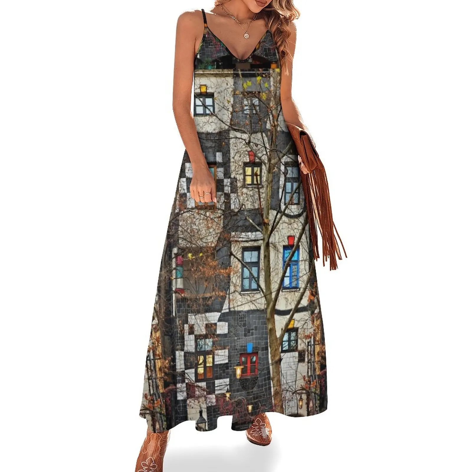 Kunst Haus Wien Sleeveless Dress Clothing female long dress women summer summer dress korean women dresses for womens 2024