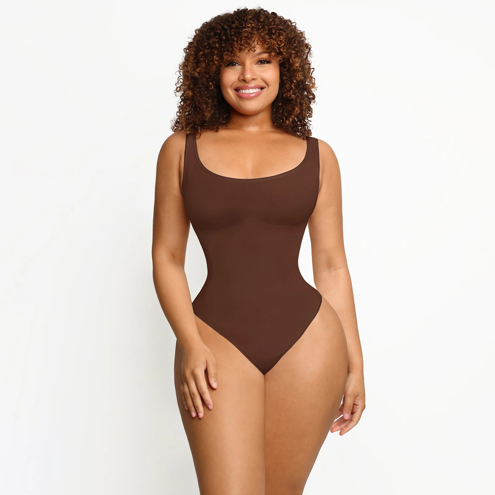 Skim Bodysuit Shapewear Thong Women Full Body Shaper Bellacurve