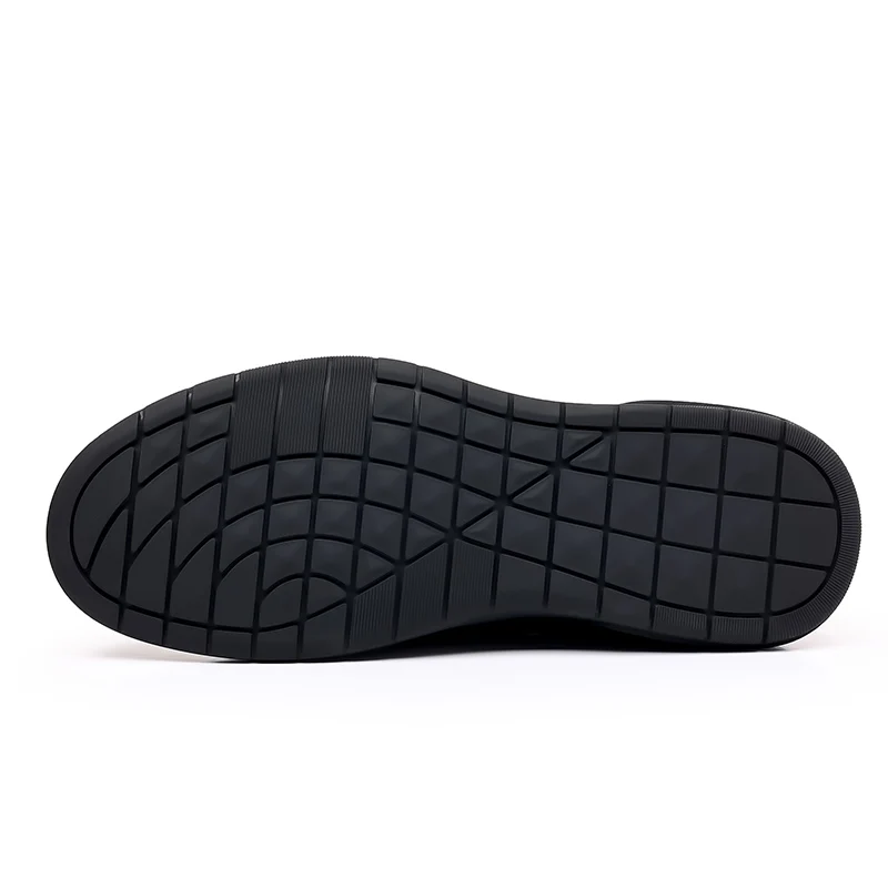 Leisure leather men shoes spring autumn British style slip-on lazy soft sole business loafers