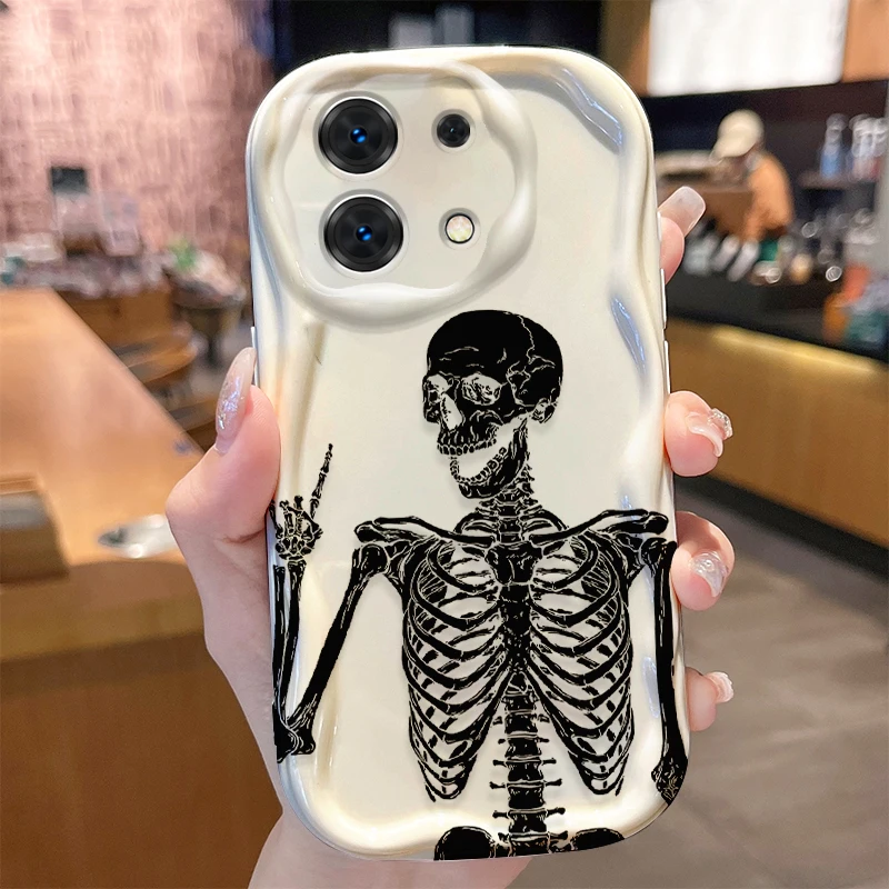 Shockproof Soft Silicone Skeleton Phone Case