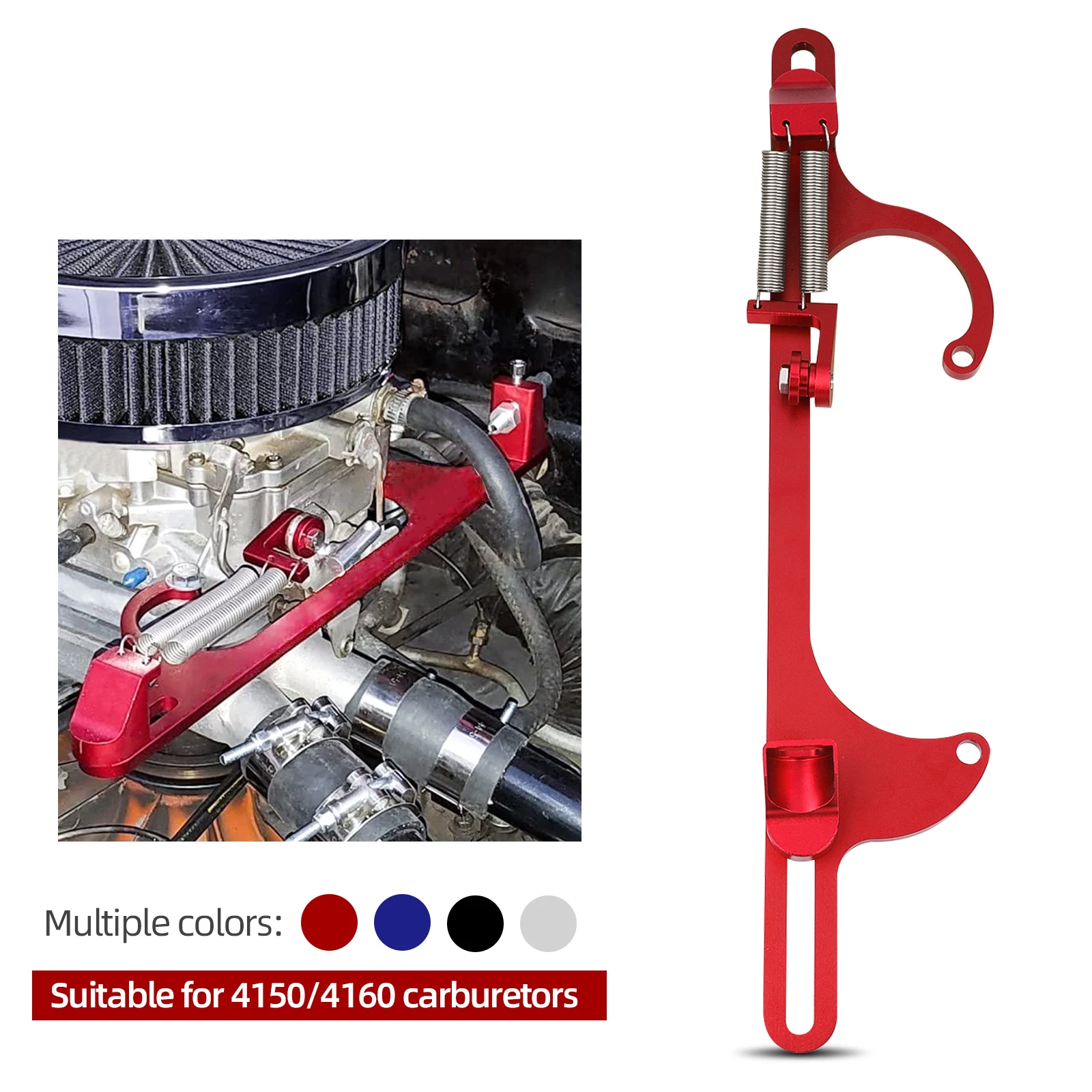 Billet Aluminum Throttle Cable Bracket For Ford cable Fit Quick Fuel 4150 and 4160 Carburetor 350 FF Car Accessories