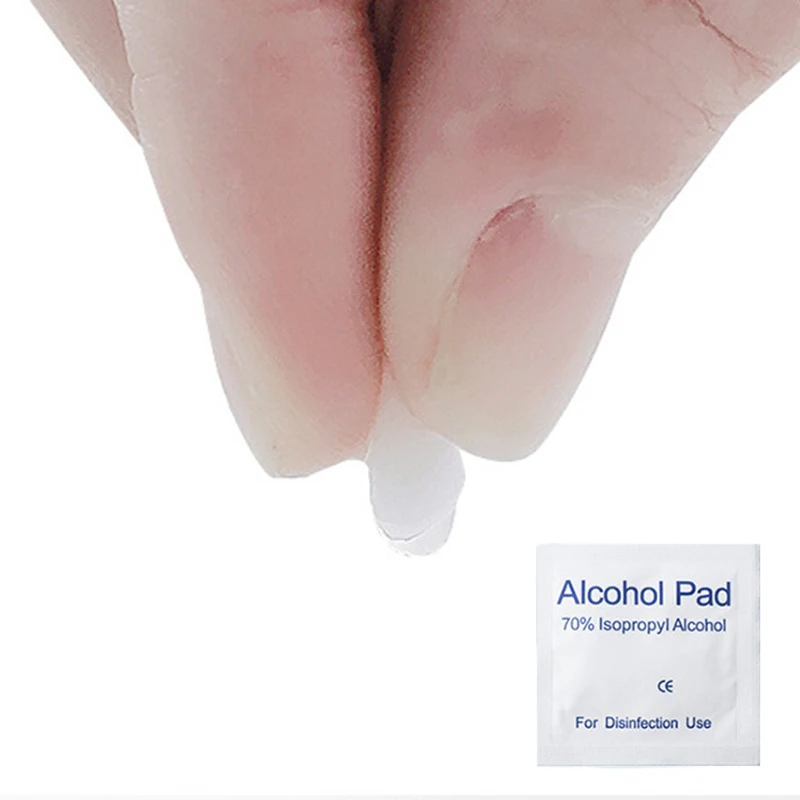 100Pcs Disposable Alcohol Cotton Pads