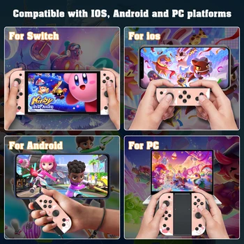 Bluetooth-Compatible Wireless Controller For Nintendo Switch,Android,PC Portable Mini Handheld Gamepad With Turbo 5