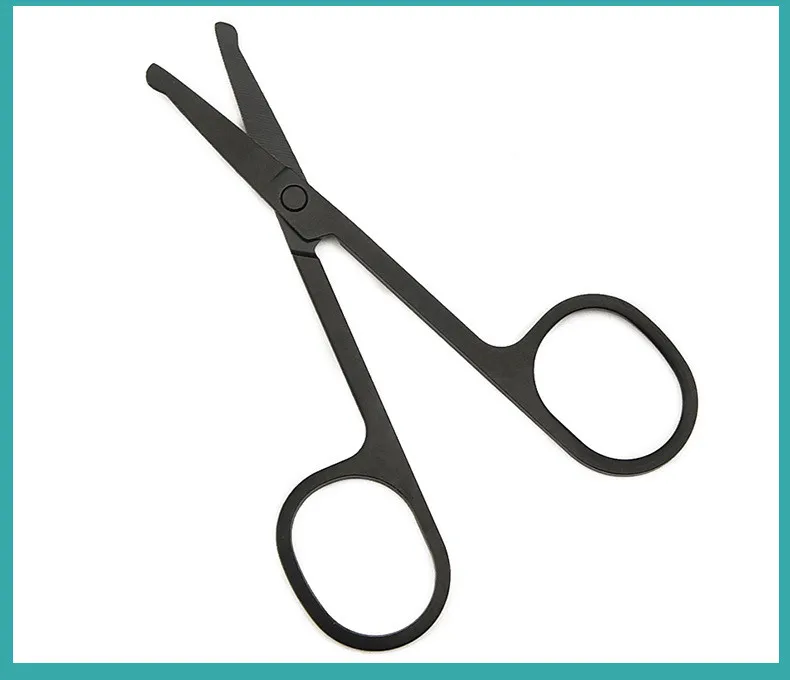 Description Picture 6 of itemNose Hair Scissors Mini Stainless Steel Round Head Beauty Trimmer Nose Hair Trimmer Portable Ergonomics Nose Hair Cutter