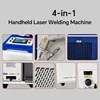 Laser Welding Machine 2000W 4 in 1 Portable Handheld Welding Machine for Metals Raycus MAX BWT Laser Source CQWY WSX Head 3