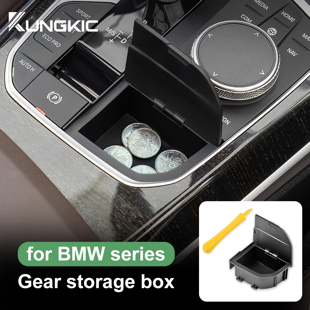 

Storage Box For BMW 2 3 4 Series X3 X4 X5 X6 X7 F40 G20 G26 G01 G02 G05 G06 G07 I4 Modification LHD Car Console Gear Shift Lever