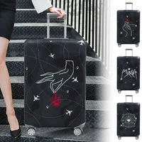 Luggage Cover Stretch Fabric Baggage Protective Case Covers for18-32 Inch Suitcase Case White Picture Series Travel Accessories 1