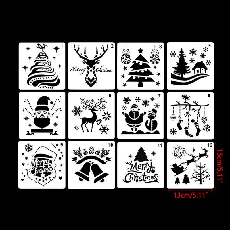 12 Pcs ̾ ҷο ƿ ׸ ø Ŭ ũ ׸  ũ  ٽ DIY  QXNF