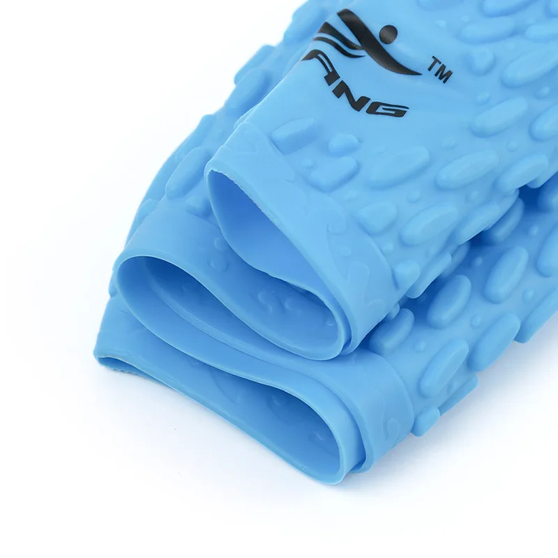 Adult Swim Cap Silicone Waterproof Men's and Women's Water Drop Caps Printed Logo High Spring Long Hair Protection Large Size 3