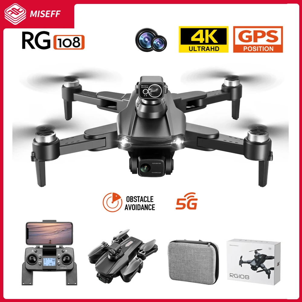 

2023 RG108 MAX GPS Drone 4K Professional RC Quadcopter Drones with Camera hd 4k 5G FPV Photography Brushless Motor Dron Toys