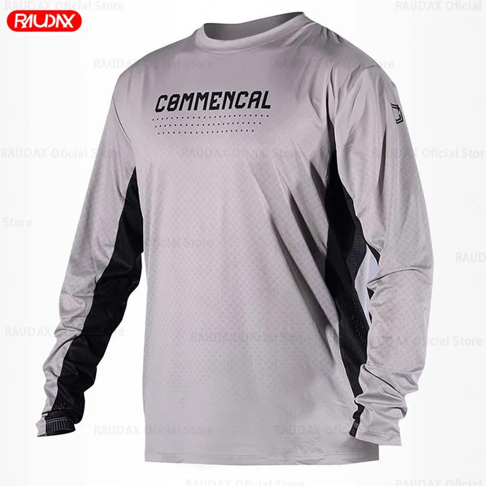 COMMENCAL Multicolor Cool Cycling Jersey Motocross Cycling Off Road Dirt Bike Riding MTB DH Men Racing Long Sleeve Shirt