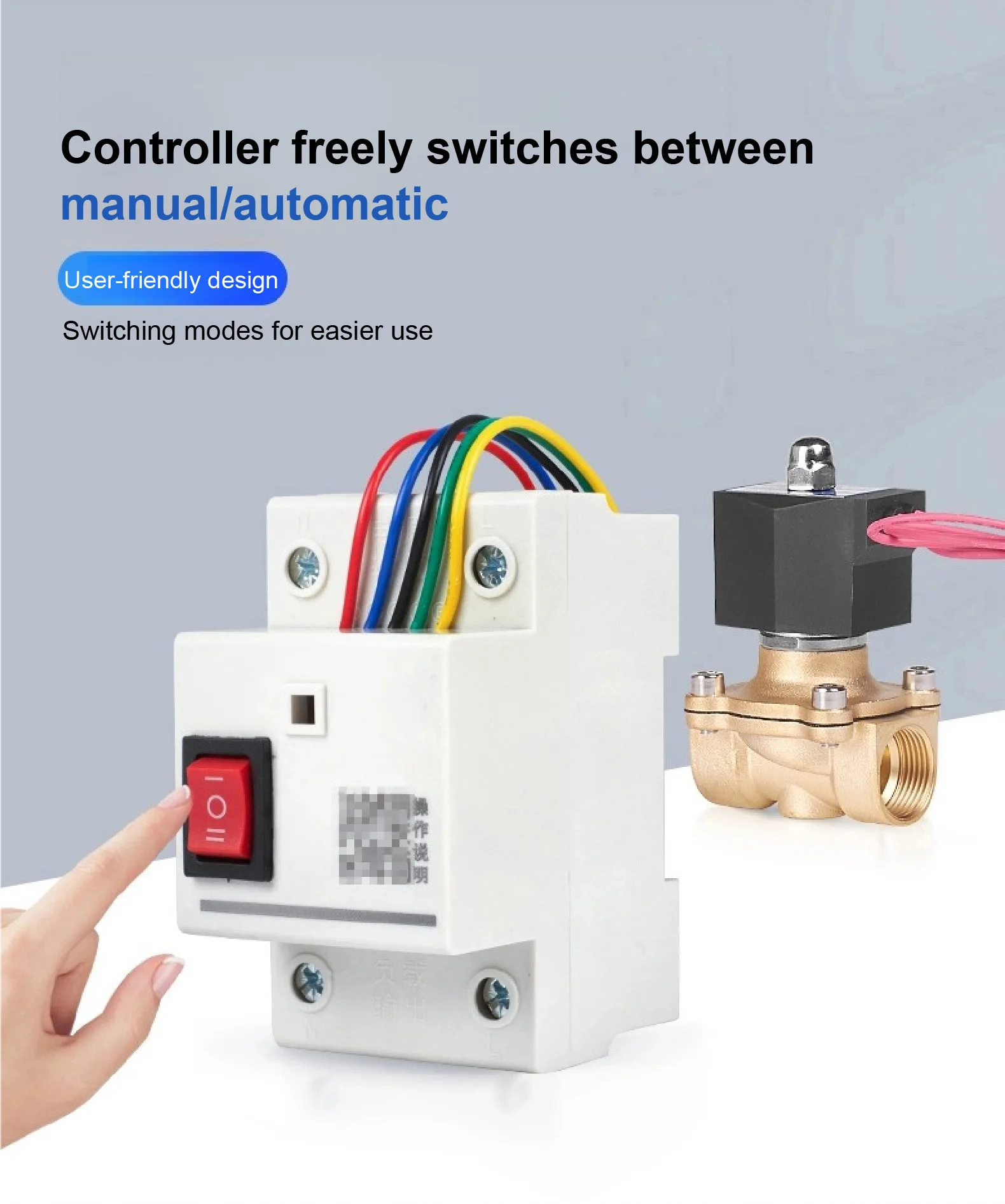 AC220V/DC24V Automatic Water Level Controller with Three‑Wire Probe Float Switch