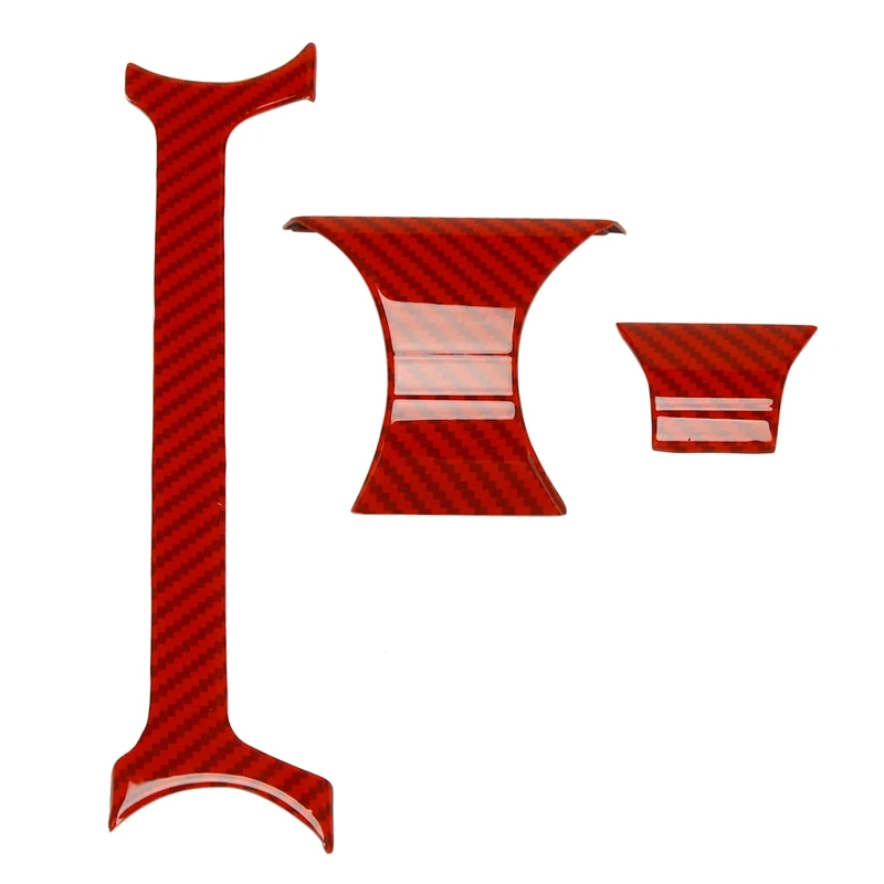 

Красная панель переключателя кондиционера для автомобиля из углеродного волокна, декоративные полоски, чехол подходит для Nissan Sylphy Sentra 2020 2021