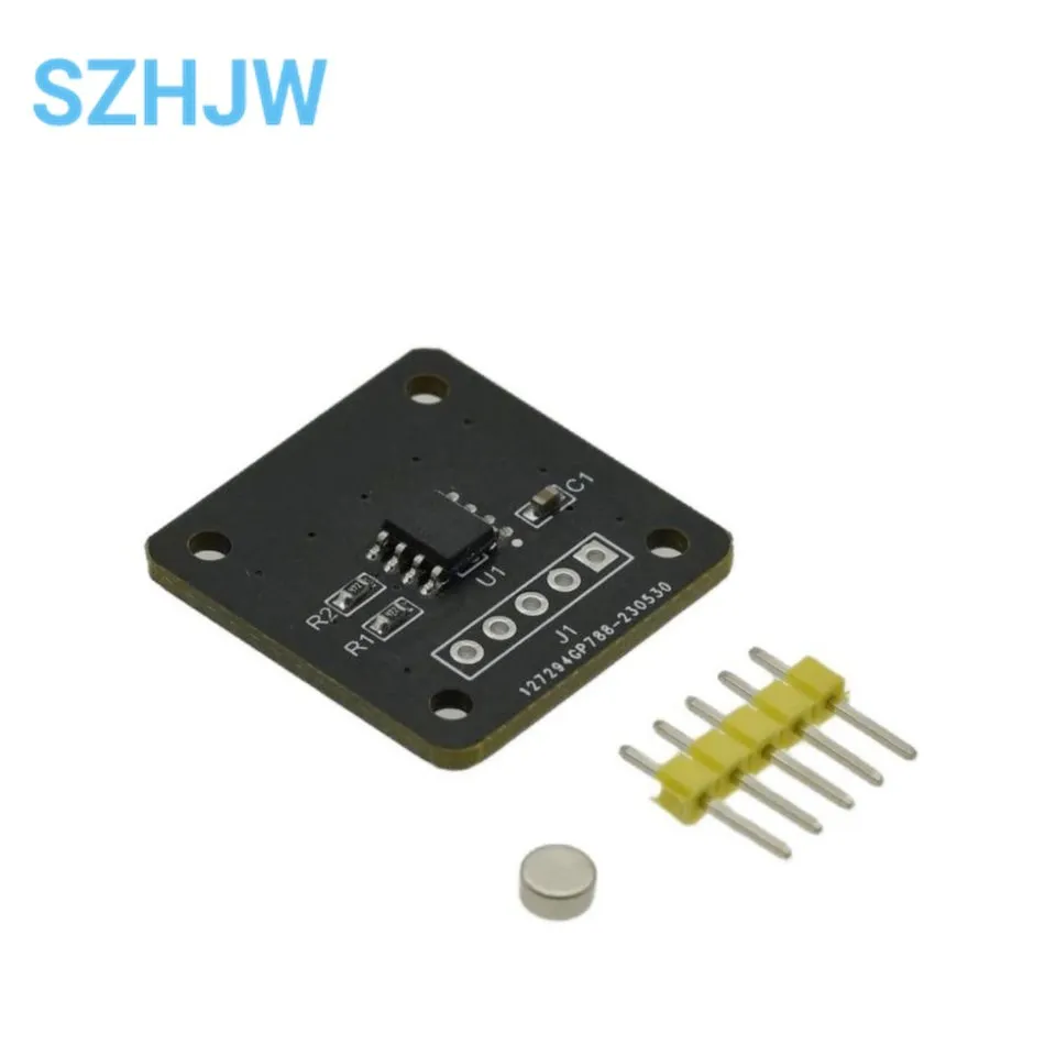 MT6701 Magnetic Encoder Magnetic Induction Angle Measurement Sensor Module 14bit High Precision Replacement AS5600