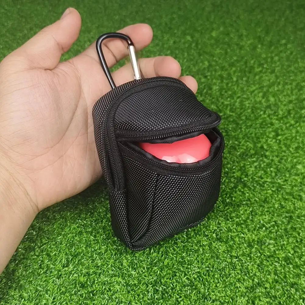 

Golf Ball Bag Mini Golf Ball Bag Portable Golf Ball Carry Bag With Hook Golf Cart Accessories For Men Women Holds 2 Standard