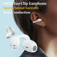 Bone Conduction Sports Earphones | Open-Ear Clip Design, 12H Playtime IPX7 Waterproof Bluetooth Headset for Running/Gym