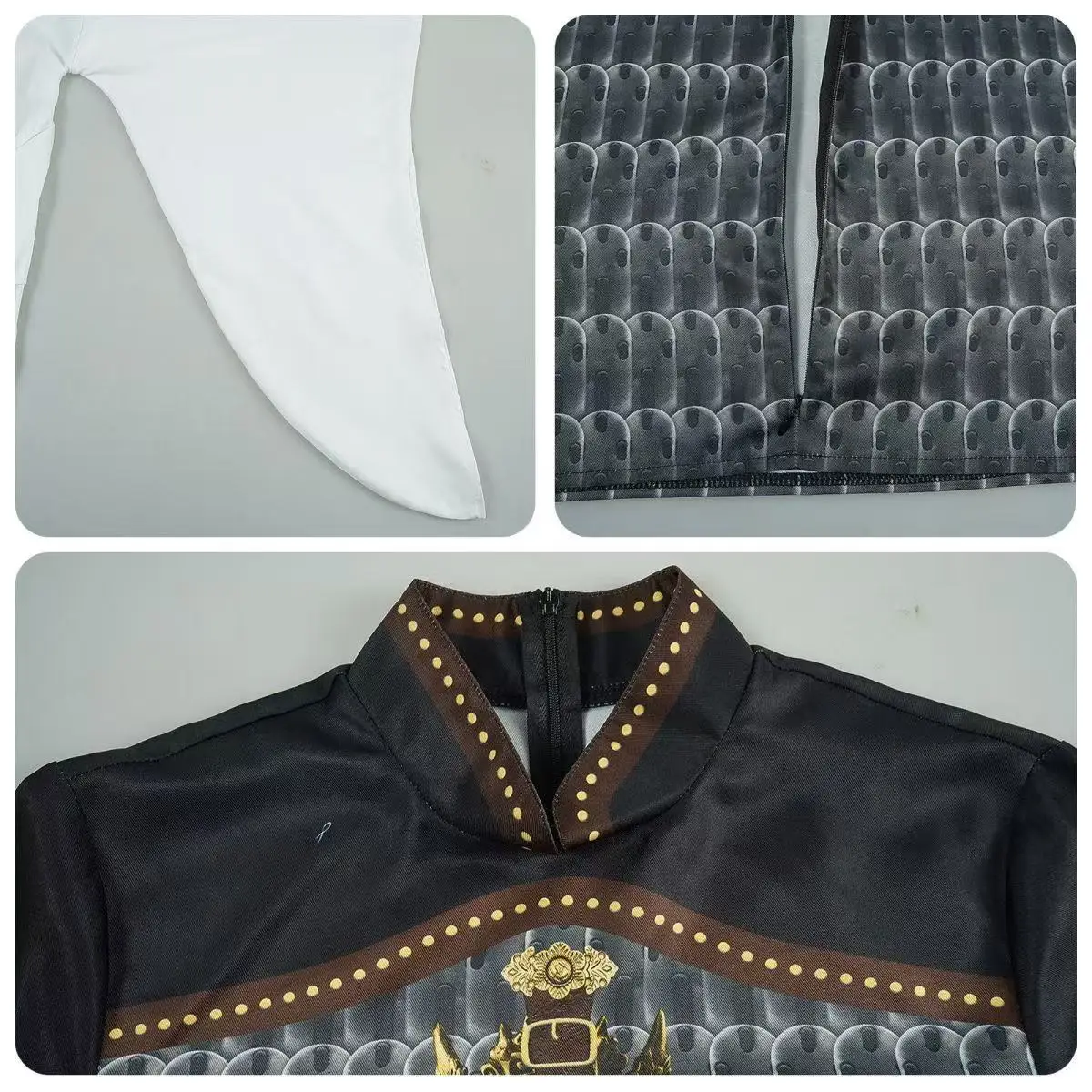 Chinese Mythology Erlang Shen Three-Eyed God Cosplay Costume