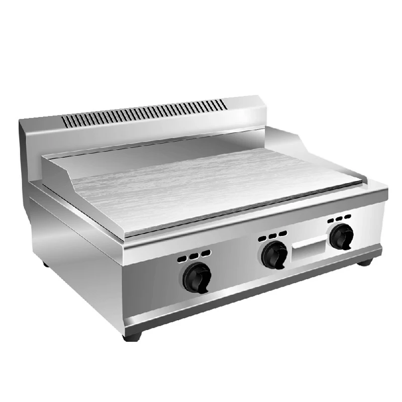 3-burner high-power gas teppanyaki, gas griddle, gas pancake oven, hand-held pancake machine 5
