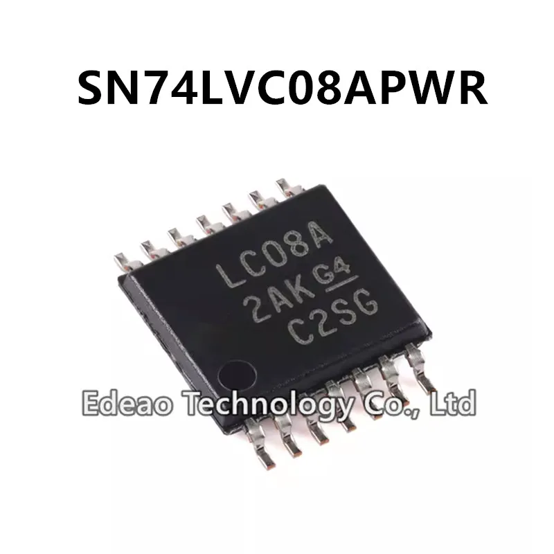 

10~100pcs/lot NEW SN74LVC08APWR SN74LVC08APW 74LVC08 LVC08 Marking LC08A TSSOP-14 Four channel 2-input positive AND gate chip