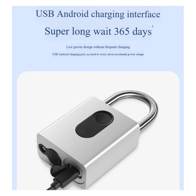 OKLOCK APP + Program + Fingerprint + Key Padlock Smart 100pcs Fingerprints Lock Phone Bluetooth Remote Authorization Unlocking 6