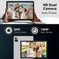 KOOMDIGI W30 Tablette PC Android 16 de 10,1 pouces, 12 Go de RAM (4 Go + 8 Go d'extension), 128 Go de ROM, écran HD IPS 1280x800, WiFi 2,4G+5G, double caméra 5MP+13MP, batterie 5000 mAh, Type-C 7
