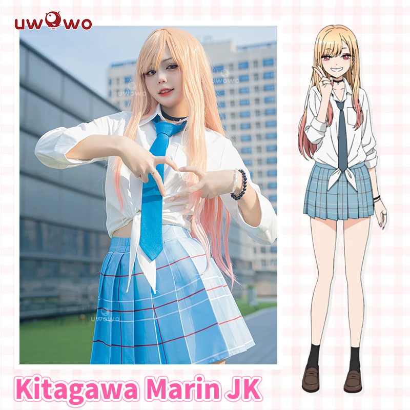 

In Stock UWOWO Marin Kitagawa Cosplay JK Uniform My Dress Up Darling Cosplay Halloween Costume School Uniforms Outfit Carnival