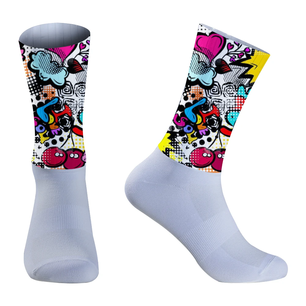 Bike Team Seamless Anti Slip Cycling Socks sports socks cycling socks compression socks fitness sports socks sport socks Road Bicycle Socks Outdoor New Summer Bike sock