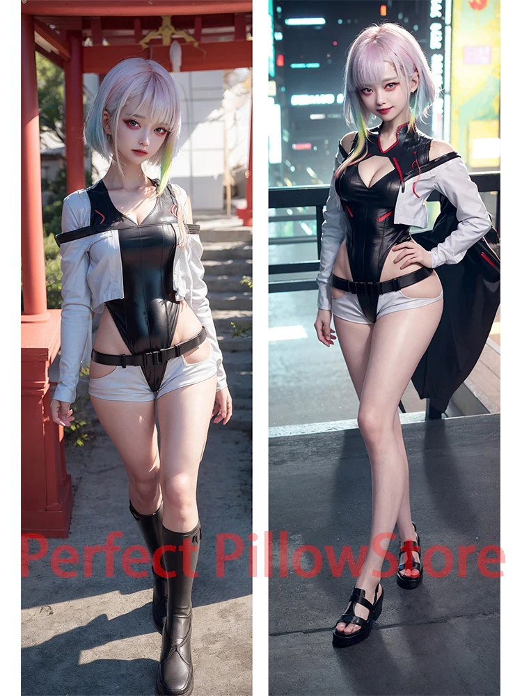 

Dakimakura anime large breasts beautiful girl AI illustration Double-sided Print Life-size body pillows cover Adult pillowcase