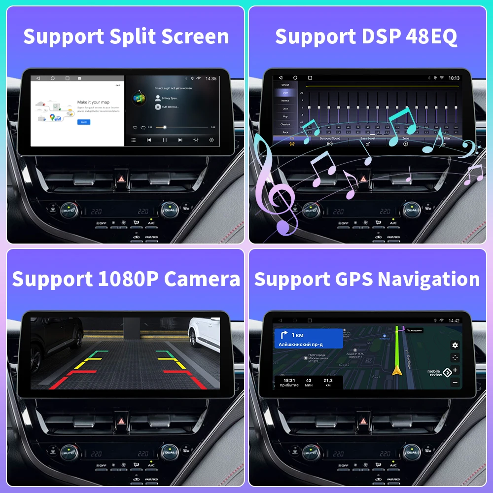 JUSTNAVI 12.3Inch For Hyundai Tucson 2 IX35 2009-2015 Carplay Multimedia Video 2din DVD Android Auto DSP Autoradio Audio for Car