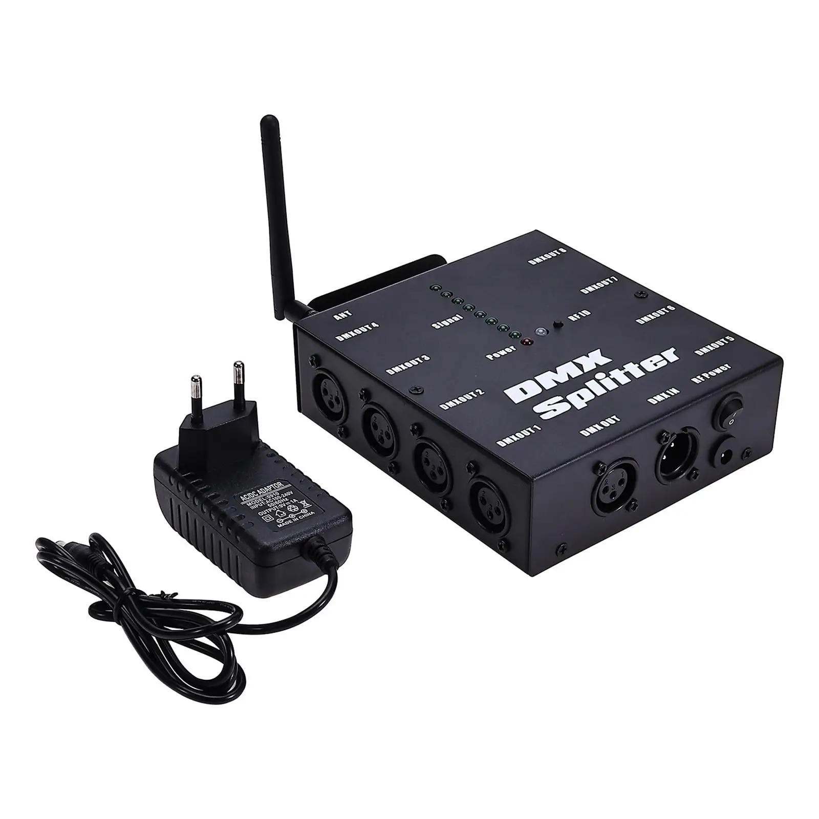 

Dmx Splitter Distributor Output Directly Wireless Receiver Professional Optical Splitter for DJ Wedding Stage Party Console
