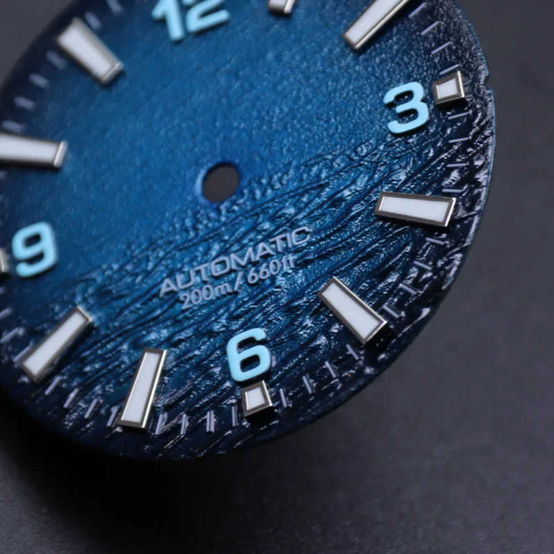 28.5mm Diving Watch Dial Face for Seik Nh35 Movement Skx007 Mods watch face accessories,watch dial accessories