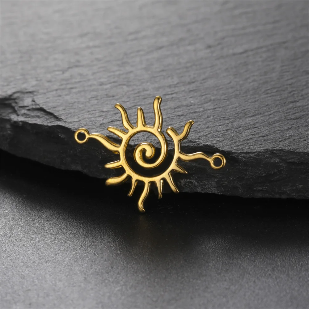 My Shape Mini-Sonnenanhänger für DIY-Armbänder, Edelstahl, kleine Sonnenverbindungsanhänger, Verbindungsanhänger für die DIY-Schmuckherstellung – Detail 20
