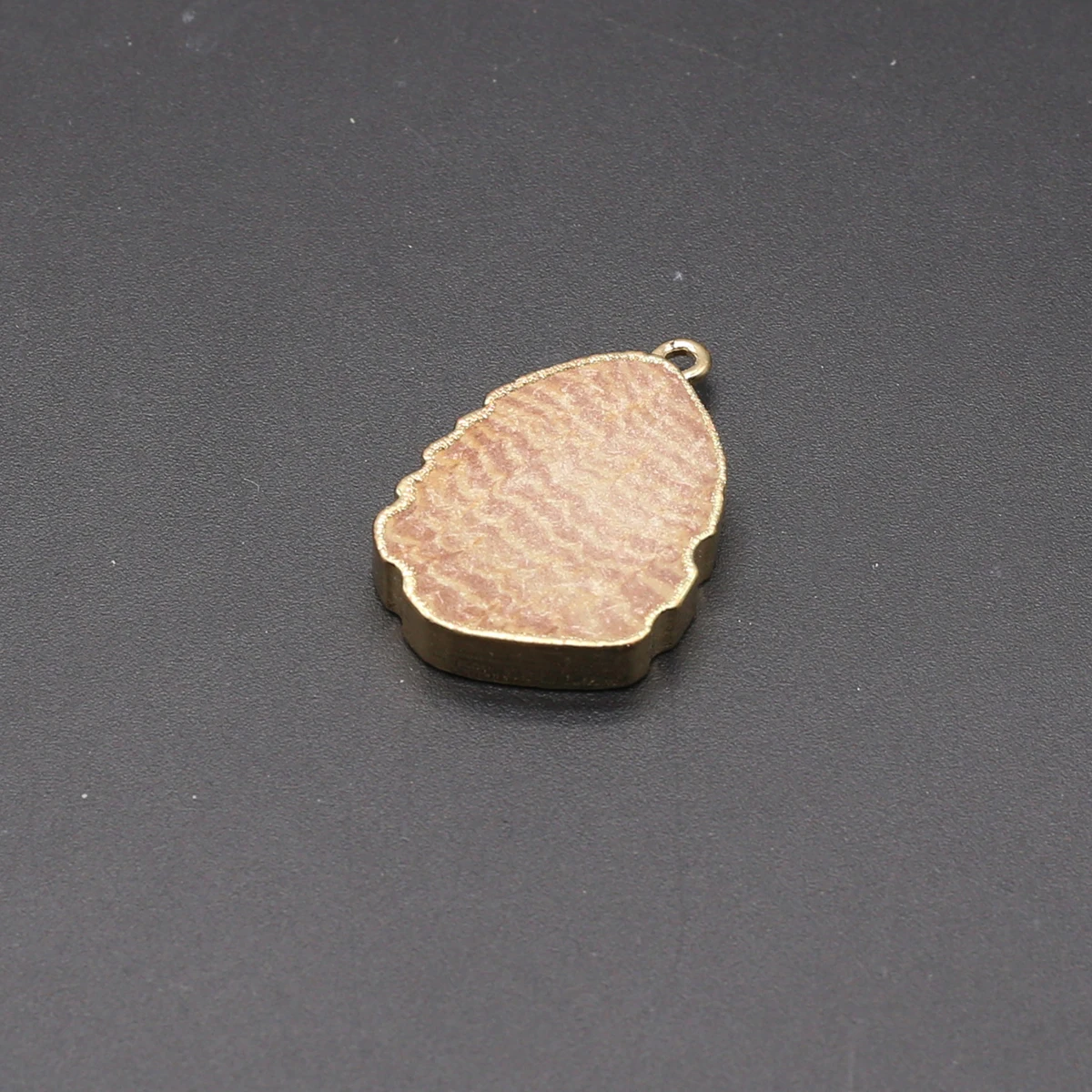 10PCS Wholesale Natural Stone Agate Flash Labradorite Gold Sand Stone Irregular Pendant Charm Jewelry Making DIY Accessories