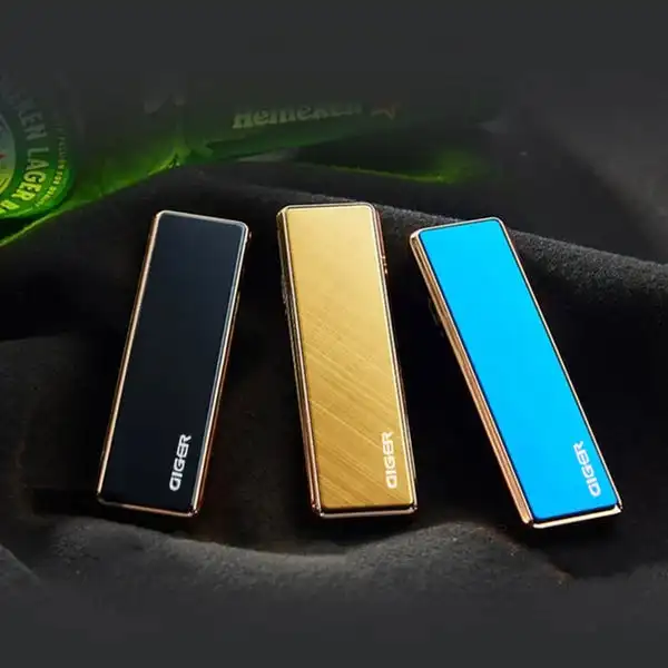 Flameless Electric Plasma Arc Lighter Metal Windproof Waterproof USB Rechargeable Dual Arc Lighter Creative Gift Silent for electric arc igniter