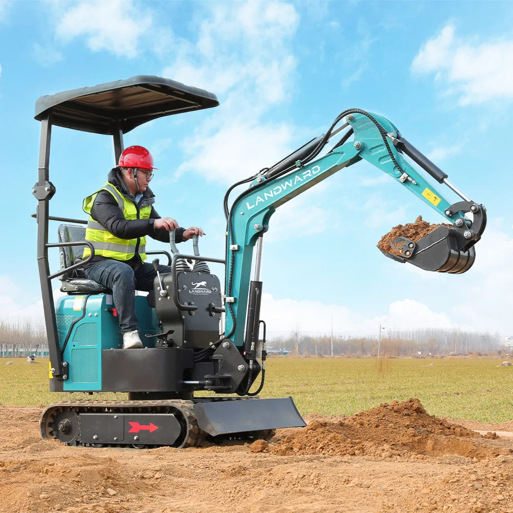 Spedizione Gratuita, Escavatore Agricolo con Profondità di Scavo 1650mm, Mini Escavatore da 1 Tonnellata, Mini Macchina Insaccatrice da 1000kg, Personalizzazione Economica - immagine 5
