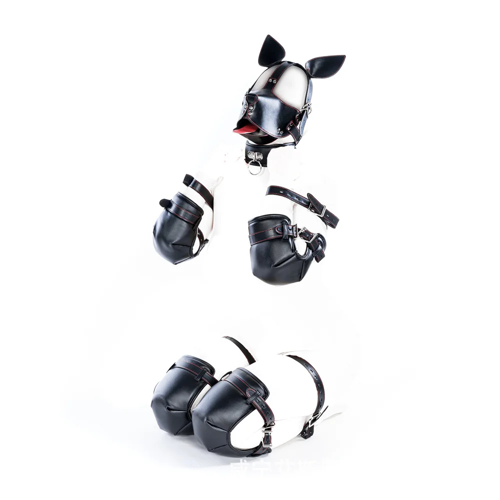Dog Bondage Kit Restraints For Couples Erotic Fetish Play Set_voghion.com