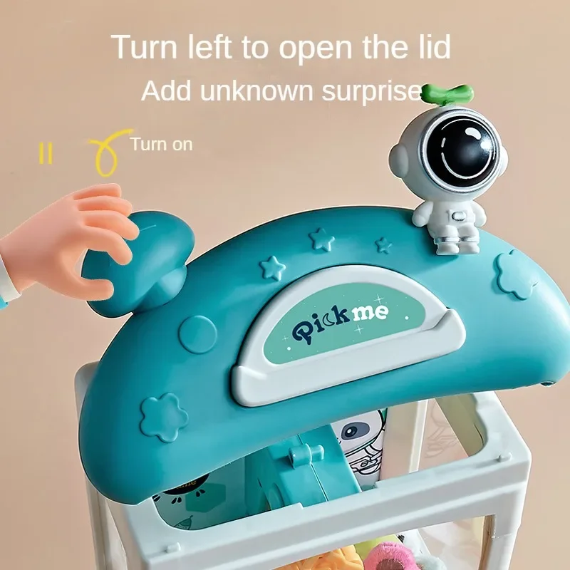 Automatic Mini Claw Machine for Children Christmas Gifts Kids Toys Arcade Crane Doll Machines with Sound Light New Year Birthday 5