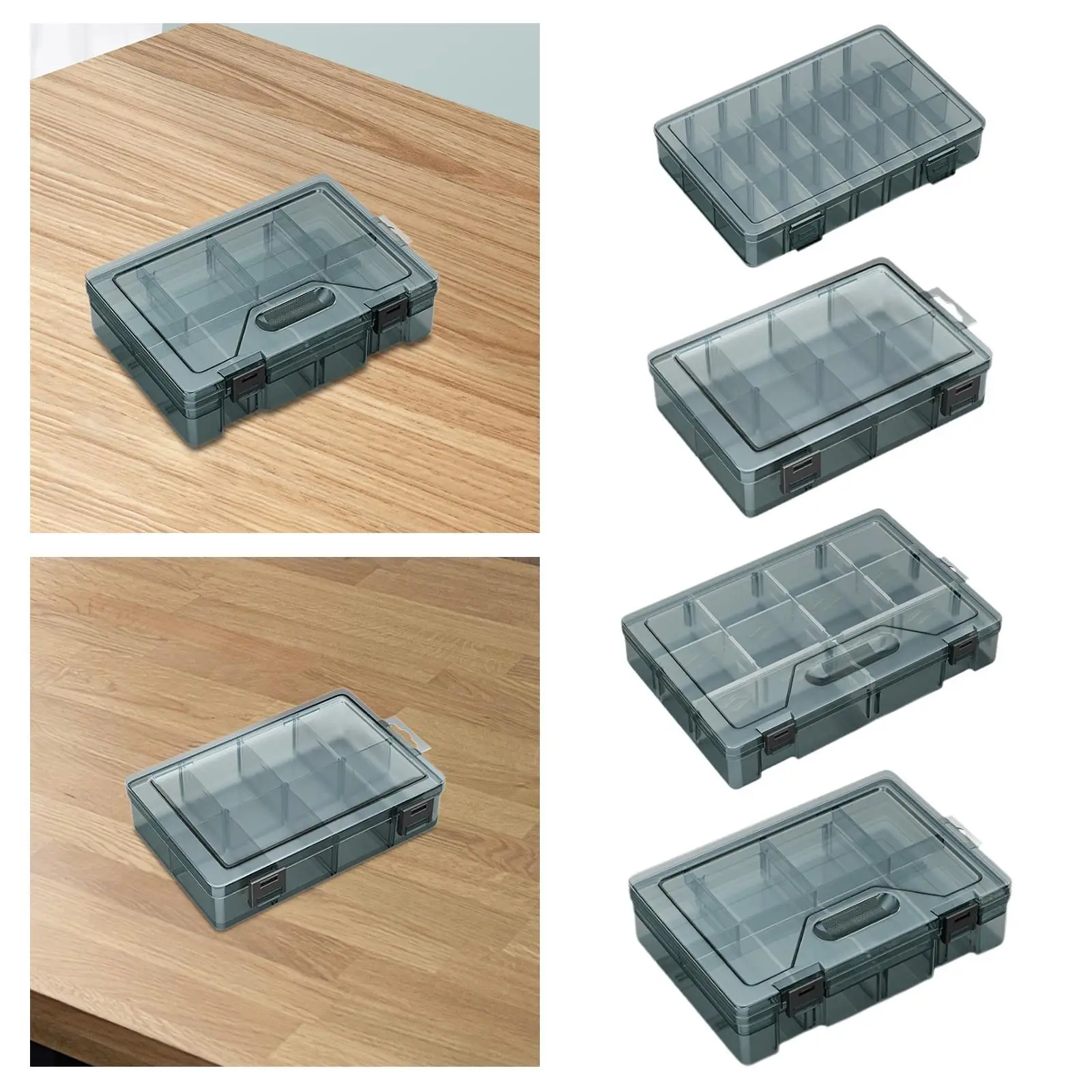 Screw Organizer Storage Bin Small Parts Organizer with Lid Drawers Organization Tool Box Hardware Storage Box for Nails Bolts 3