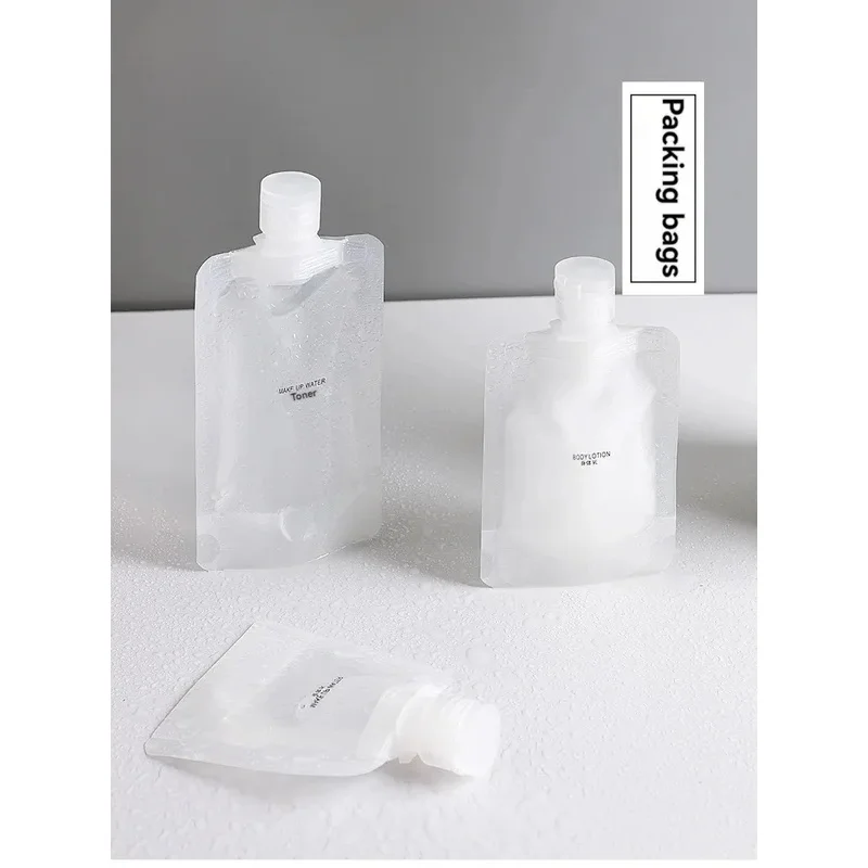 Cosmetic Lotion 10cs 30/50/100ML Thickened Travel Subpackage Shower Gel Shampoo Portable Facial Cleanser