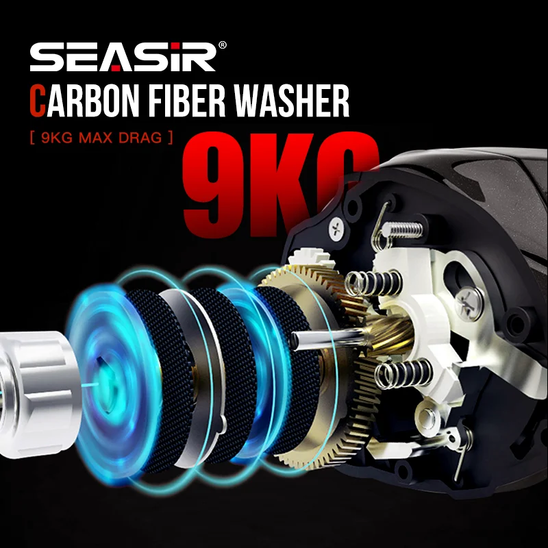 Seasir X2 Ceramic Bearing Baitcasting Reel 4