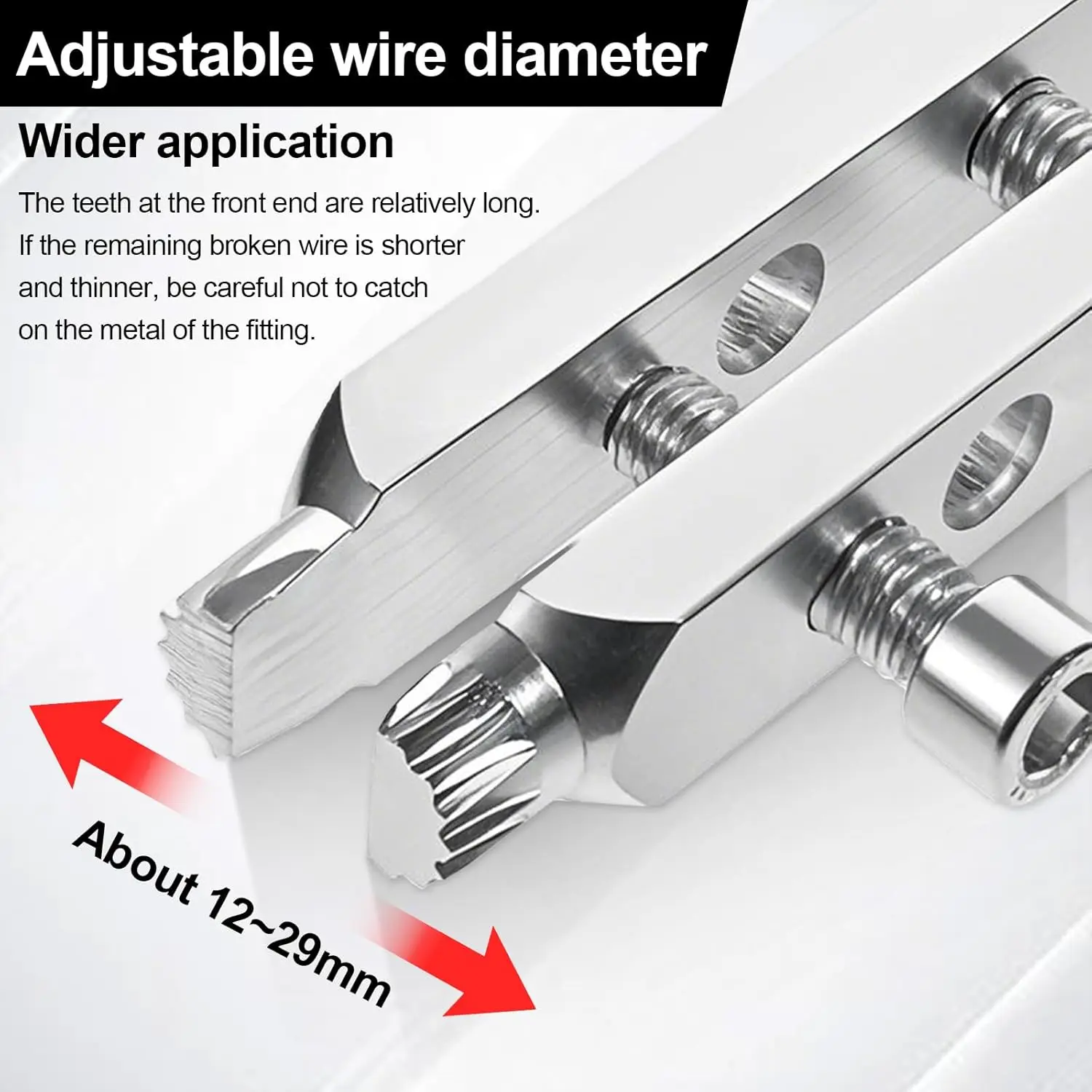 Global wire breaking tool, water pipe faucet angle valve remover, easy removal of rusty damaged screw, repair tools.