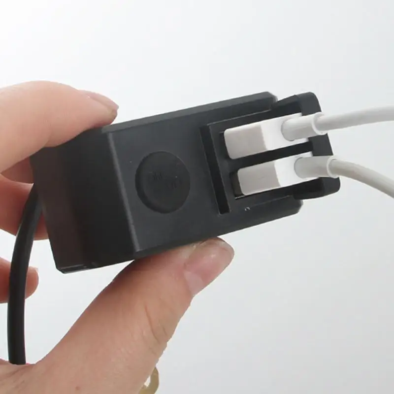 오토바이 휴대폰 충전기 듀얼 포트 어댑터, 방수 USB 자전거 빠른 어댑터, 대용량 충전, 오토바이 액세서리, 3A