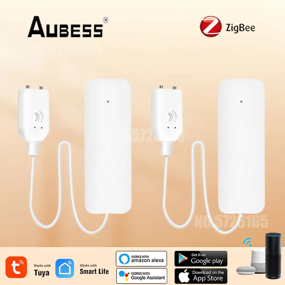 

Tuya zigbee leak alarm water flood detector smart home alarm overflow and full water remote alarm Protection Sensor Smart home