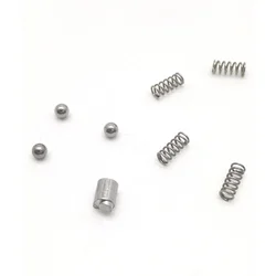 Steel Balls and Spring Watch Parts for Submariner Bezel Click Springs Set (Silver)