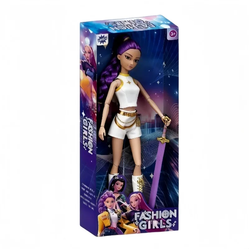 2026 NOVAS Bonecas de grupo de meninas caçador de demônios K-pop - Mira, Rumi, Zoey, com brinquedo de fita musical, presente de Natal ideal para meninas