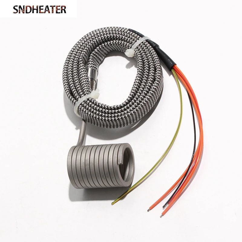 Description Picture 6 of itemSNDHEATER 220V Electric Element Coil Hot Runner Heater 12x30-60mm Built in K Thermocouple 3x3mm Cross-section 1pc