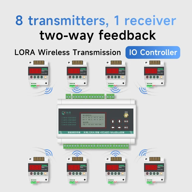 MODBUS LoRa 433Mhz Remote Switch Wireless Volume Transmission Module ...