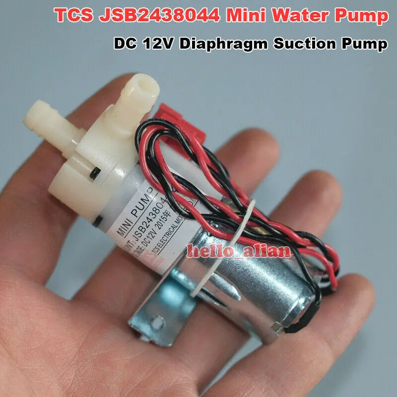 

TSC DC 12V YUNT:JSB243804 Mini Pump 370 Diaphragm Suction Self-Priming Water Pump High Pressure Dispenser Tea Drinking Machine