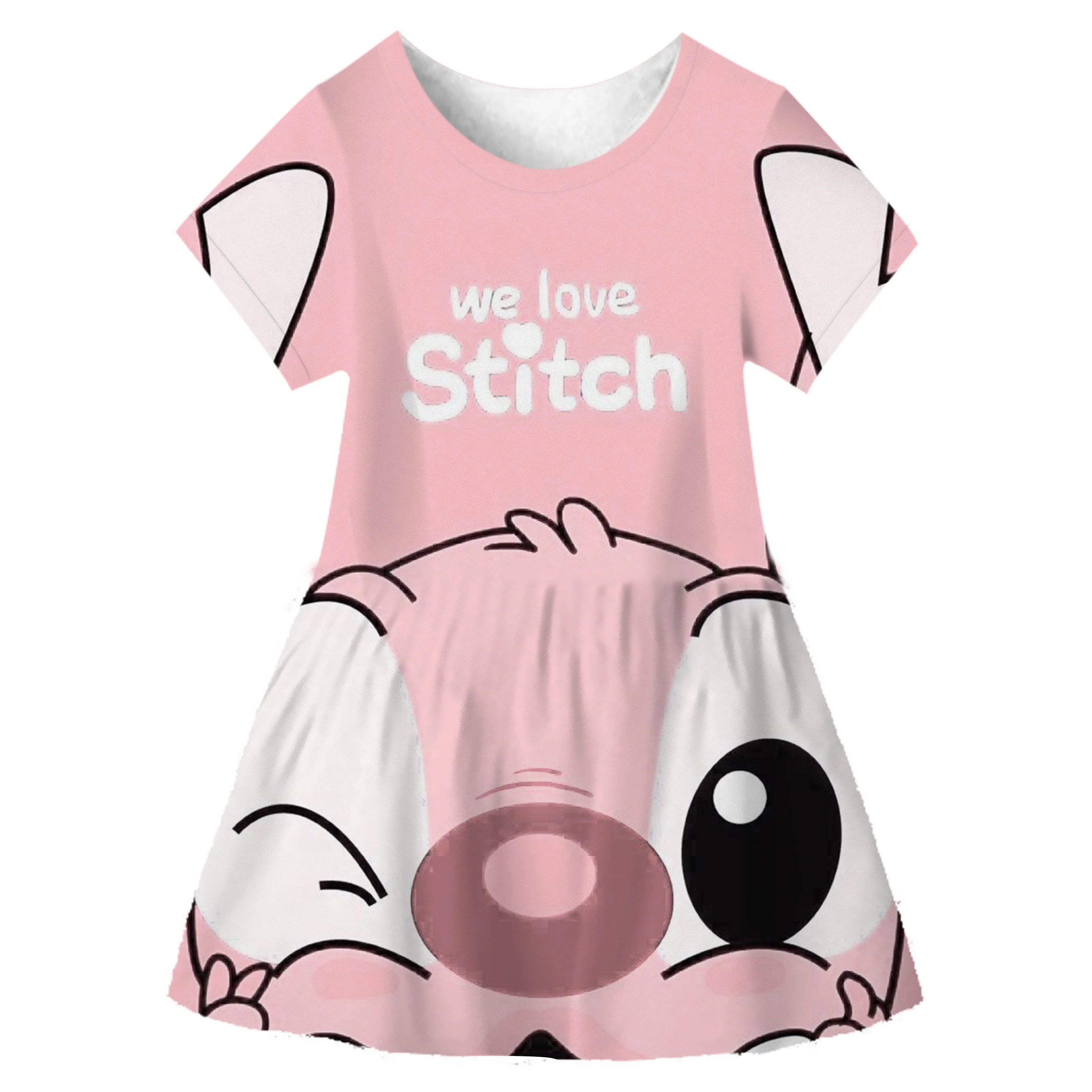 

Disney stitch Princess Dress 2023 Girl Mirabel Isabela Elsa Anna Costume Kid Birthday Party Clothes Cosplay Encanto Frozen